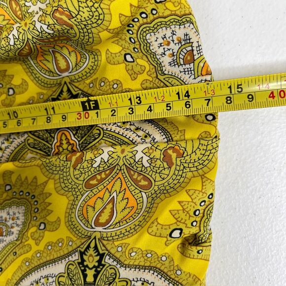 Vintage Y2K Nicole Miller Silk Dress Square Neck Sleeveless Ruching Women 10 - Picture 12 of 14